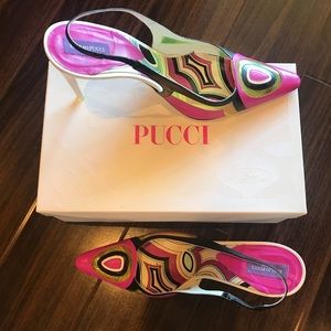 Emilio Pucci heels size 39. With box and bust bag.